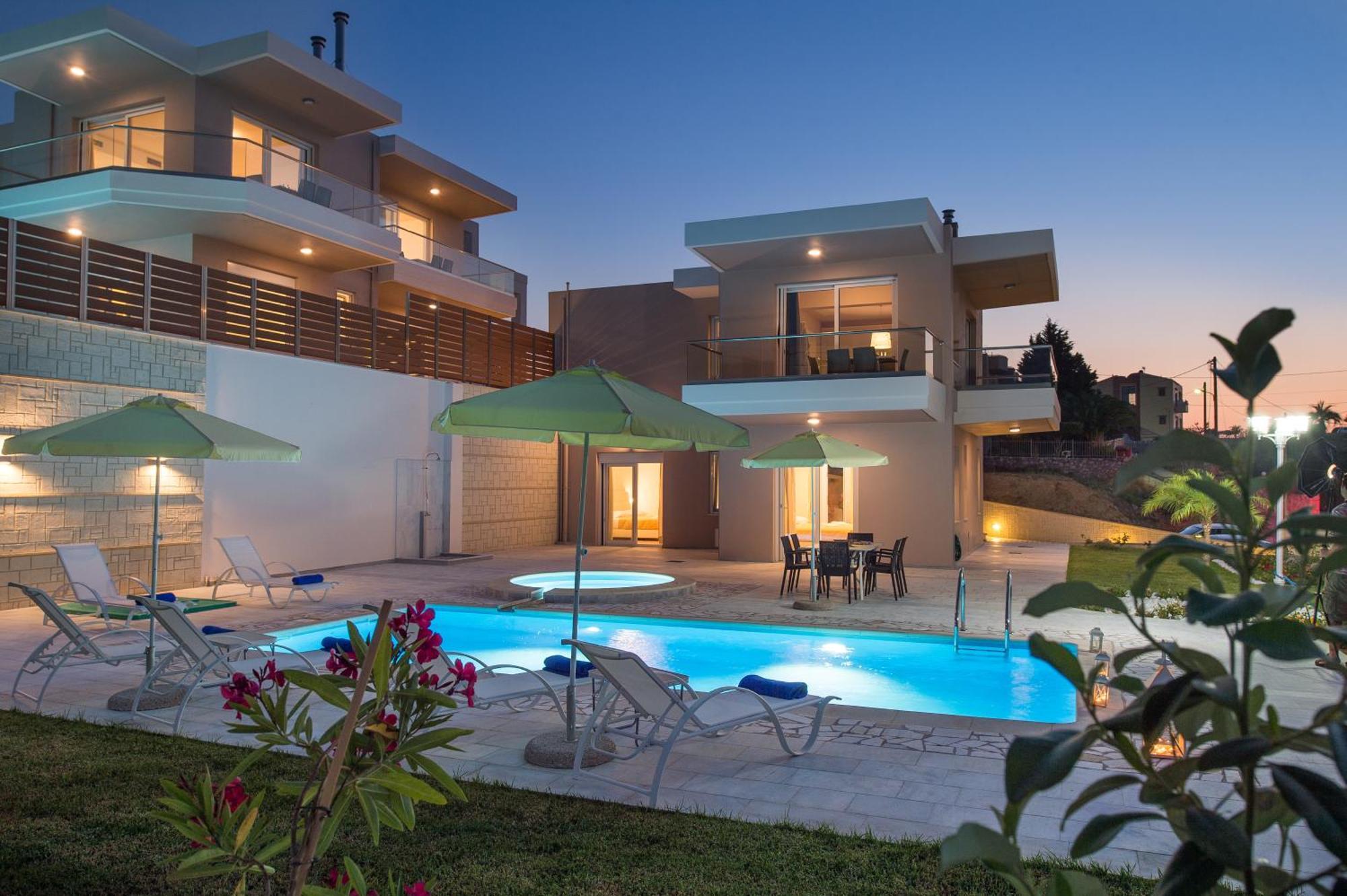 Koukos Villas Stalós Rom bilde
